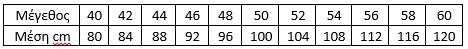 215215 sizes